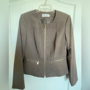 Calvin Klein Women's Tan Jacket